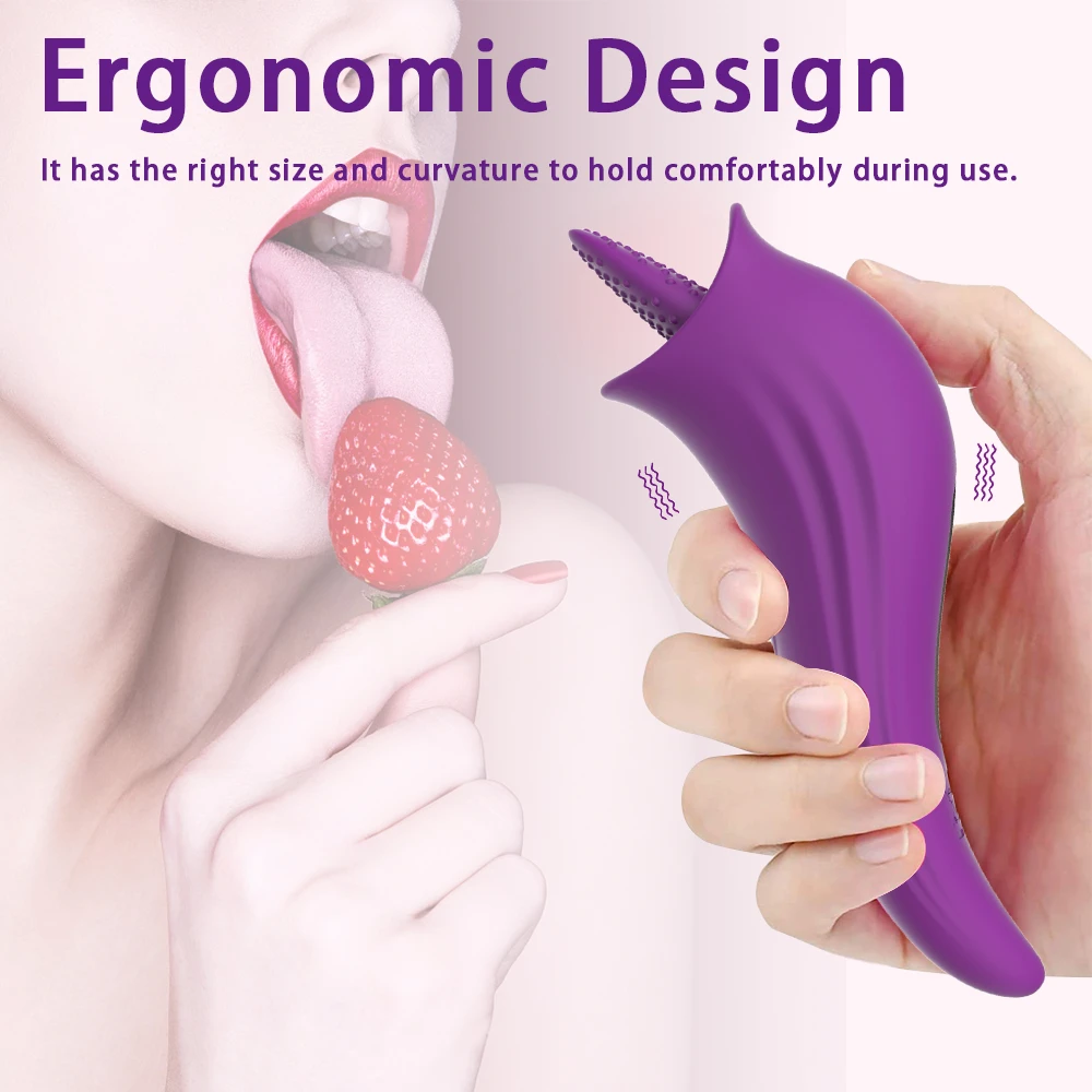 musipassoin Purple bird tongue vibrator