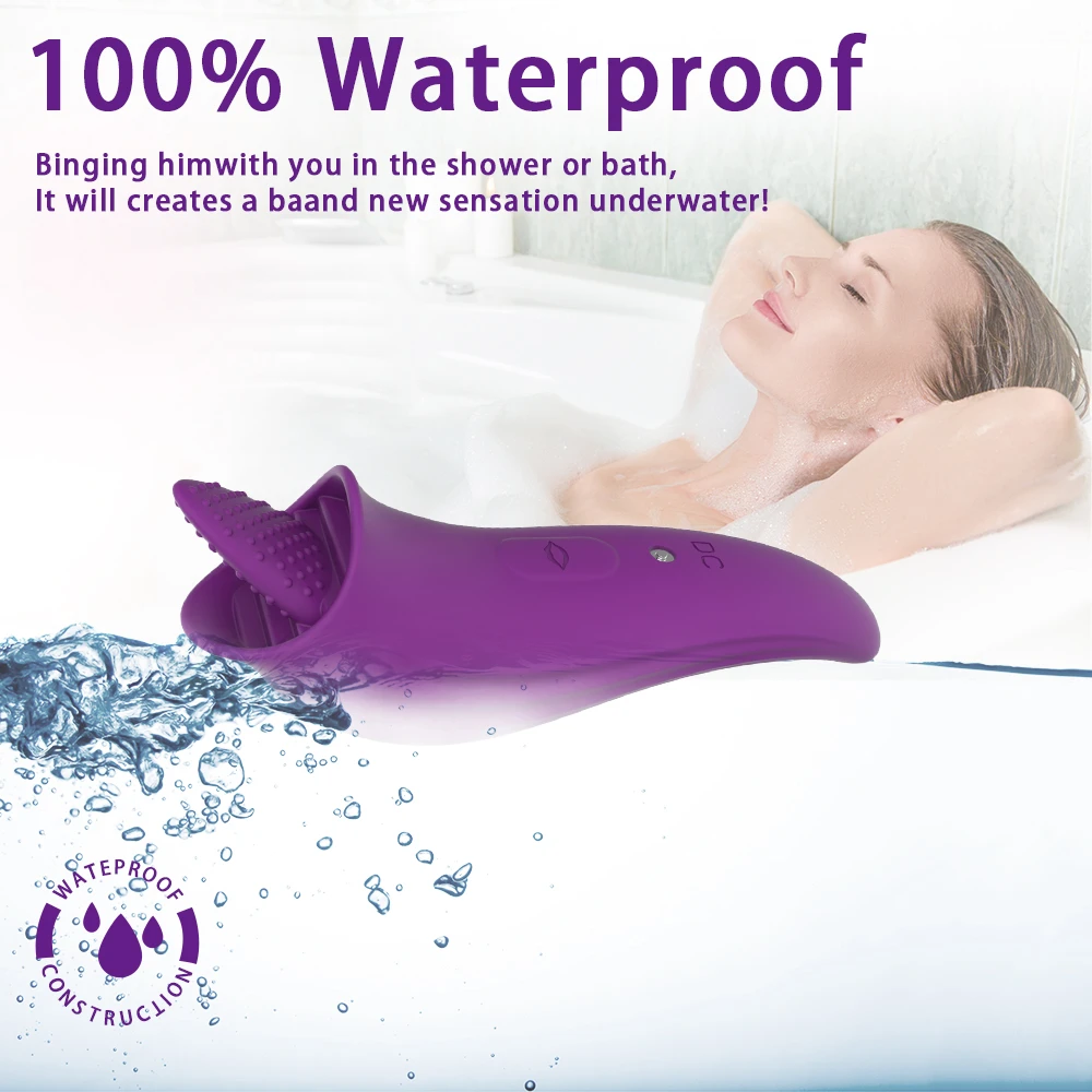 musipassoin Purple bird tongue vibrator