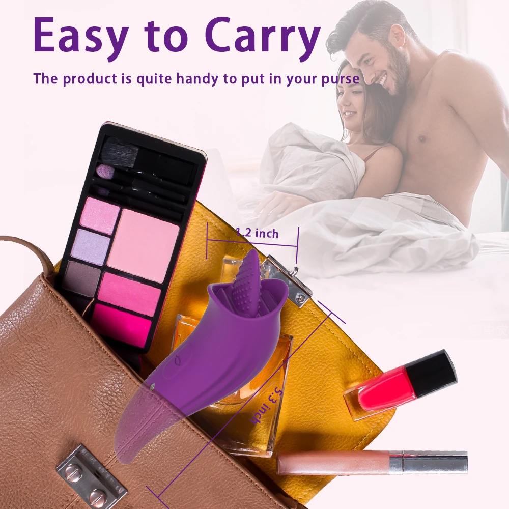 musipassoin Purple bird tongue vibrator