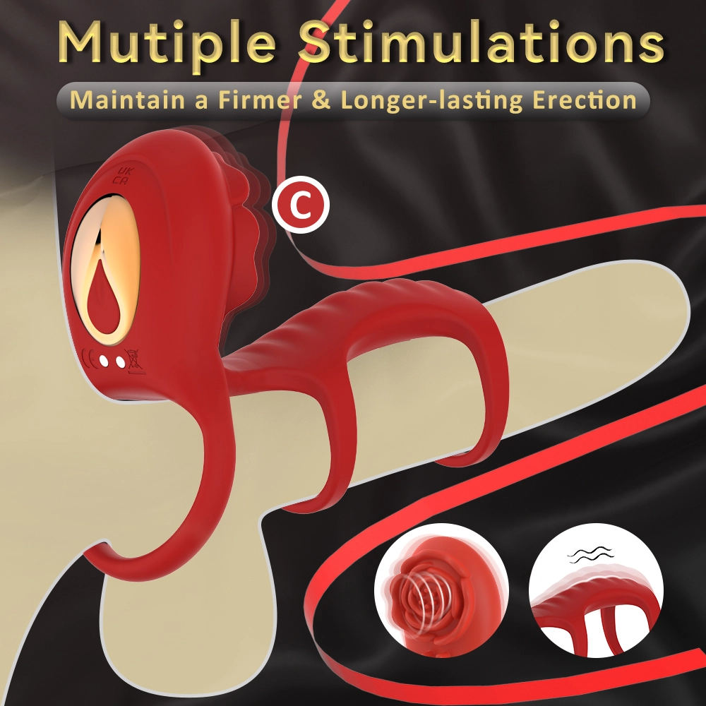 musipassion Three-Segment Rose Semen-Locking Ring