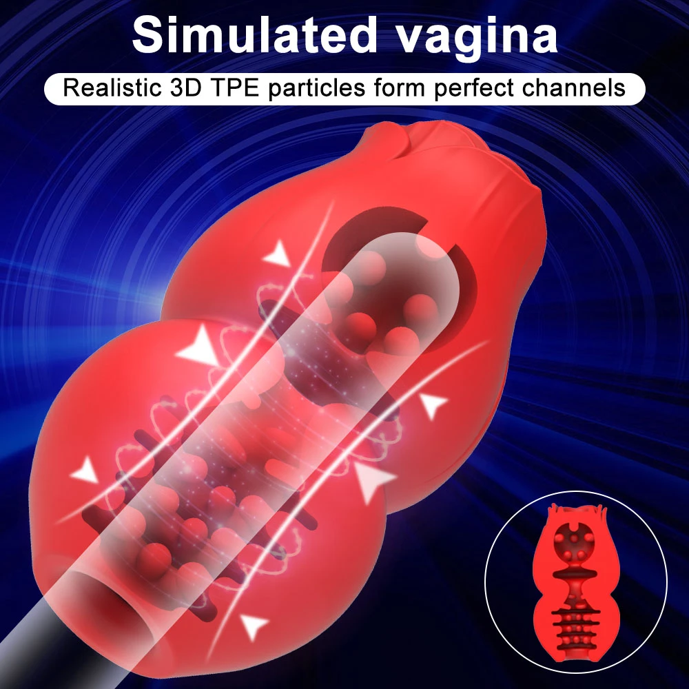 musipassion Rose Suction Masturbator Cup