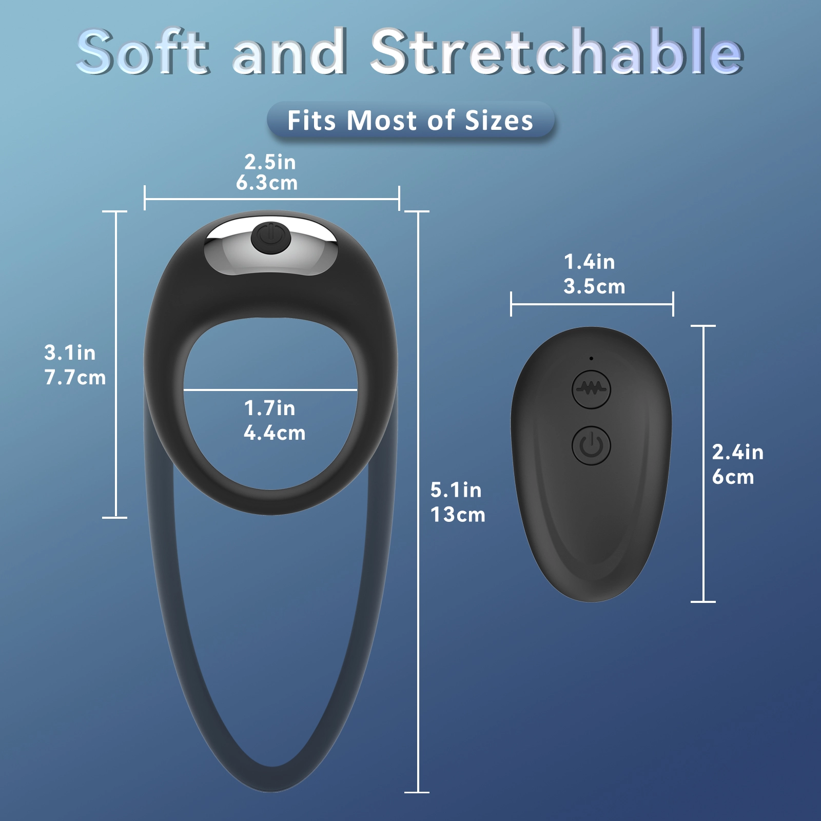 musipassion Second-Generation Bunny Ear Semen-Locking Ring