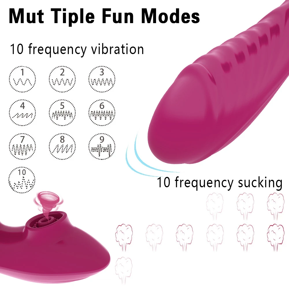 Musipassion Wireless Remote Suction Vibrator