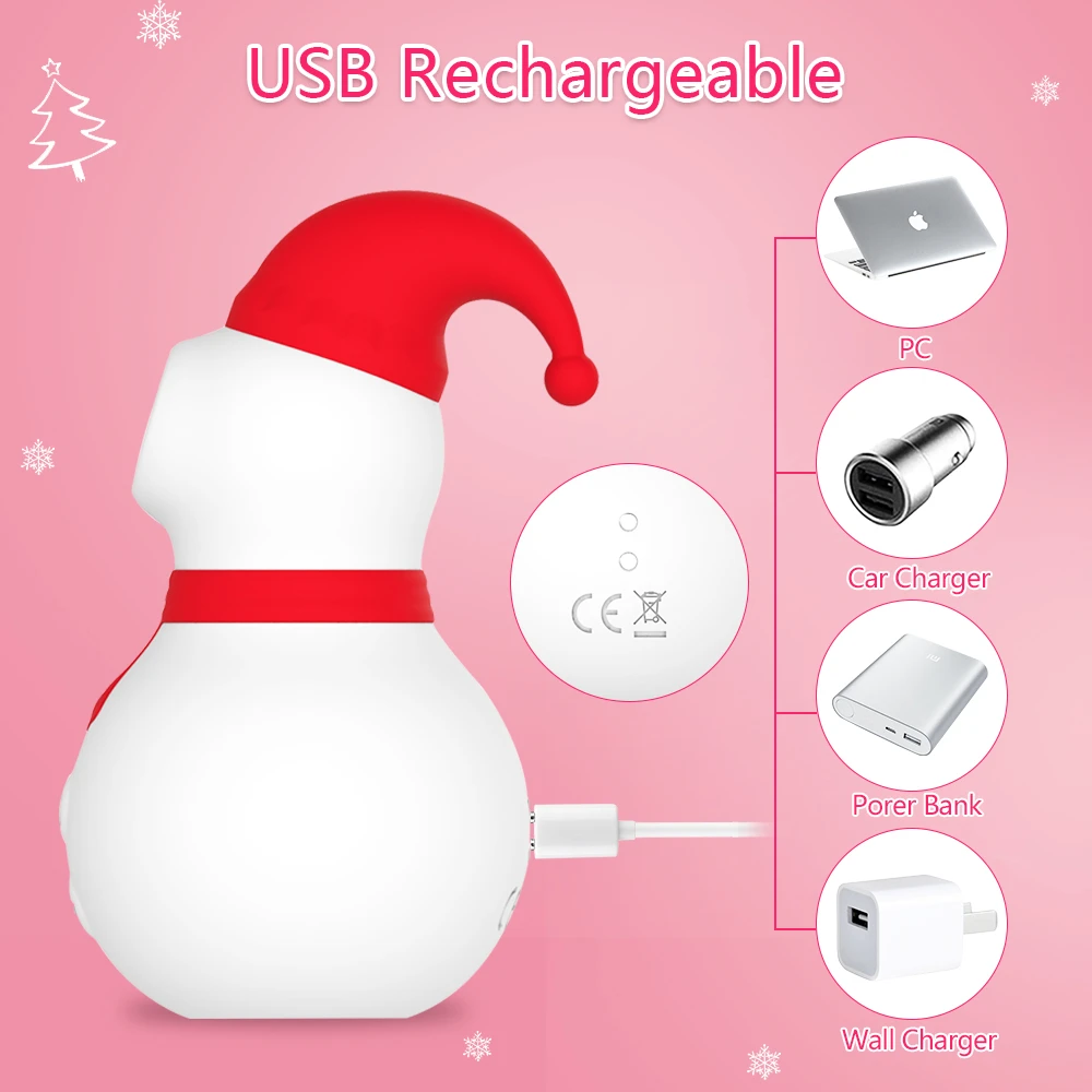 Musipassion Snowman Suction Vibrator