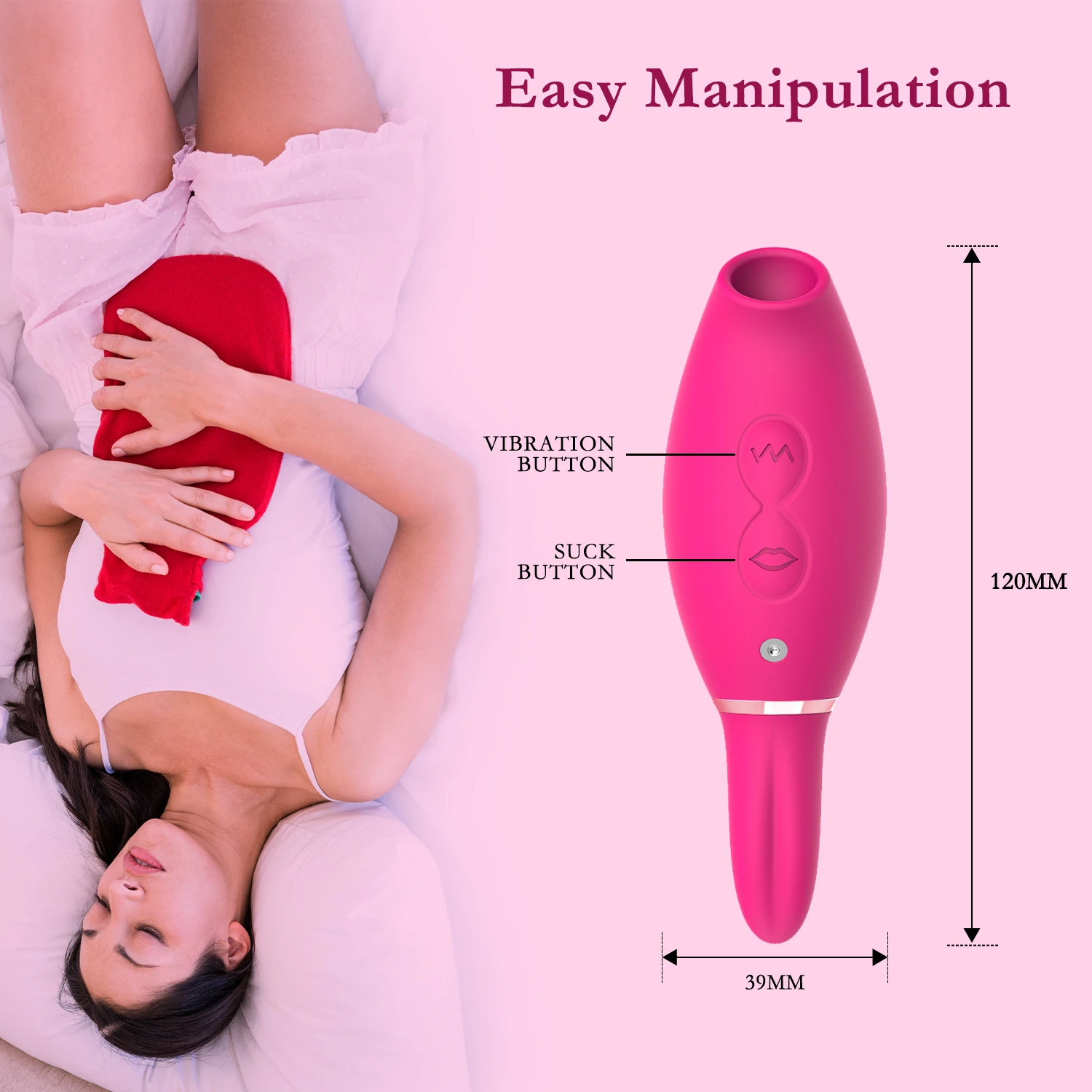 Musipassion Oral Licking Suction Stimulator