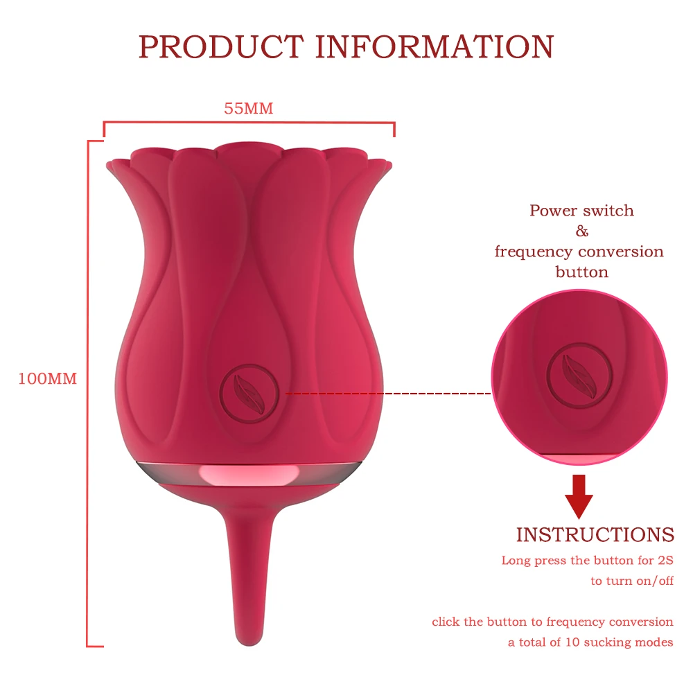 Musipassion Sunflower Suction Vibrator