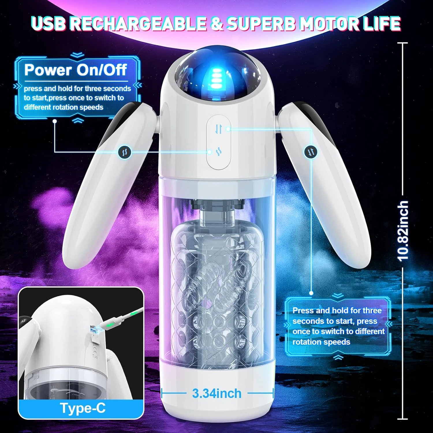 Musipassion Electric Masturbator Cup