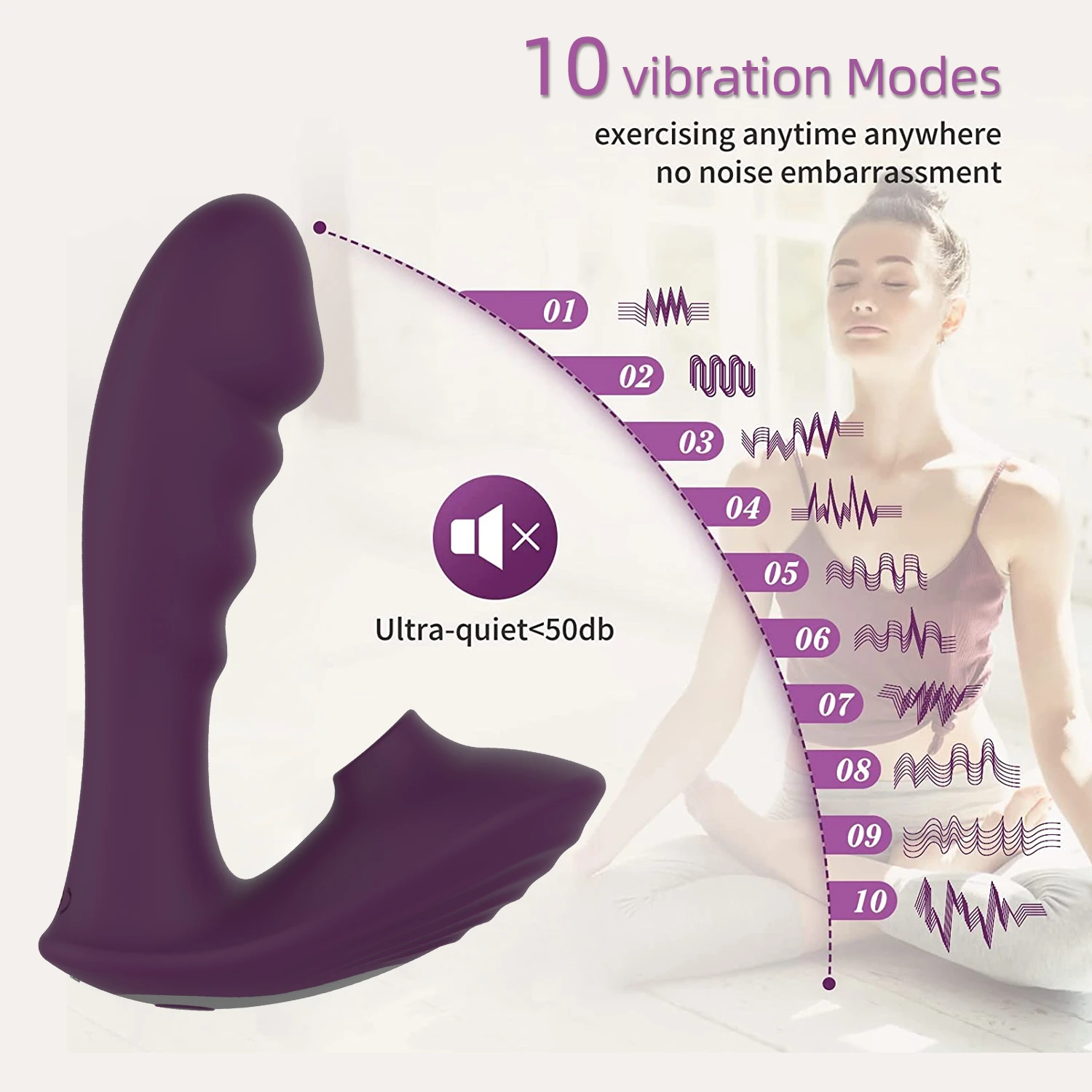 Musipassion Angela Suction Vibrating Dildo