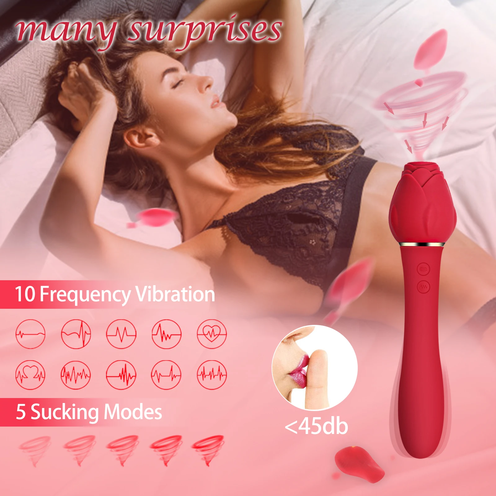 Musipassion Dual-Head Suction Vibrator