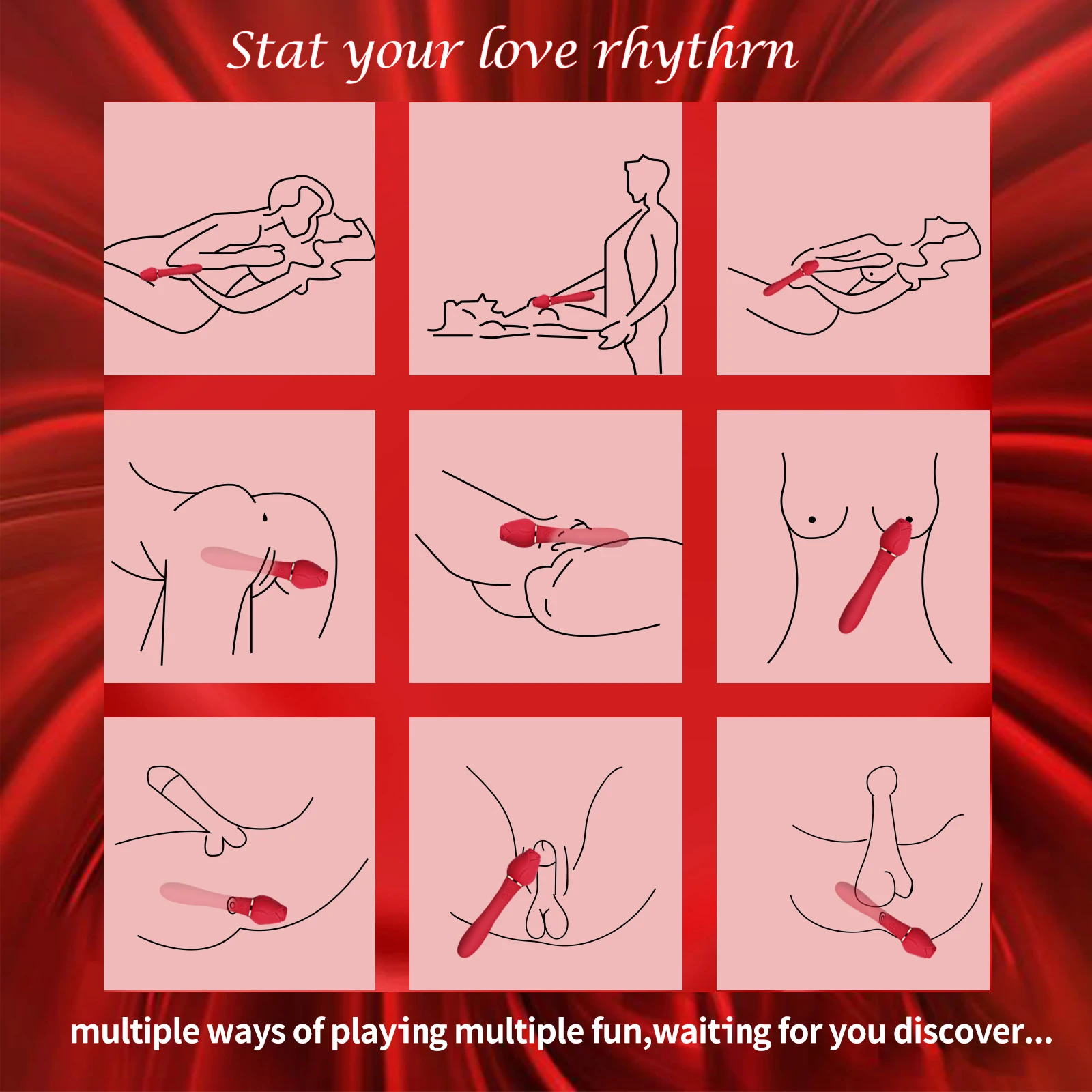 Musipassion Dual-Head Suction Vibrator