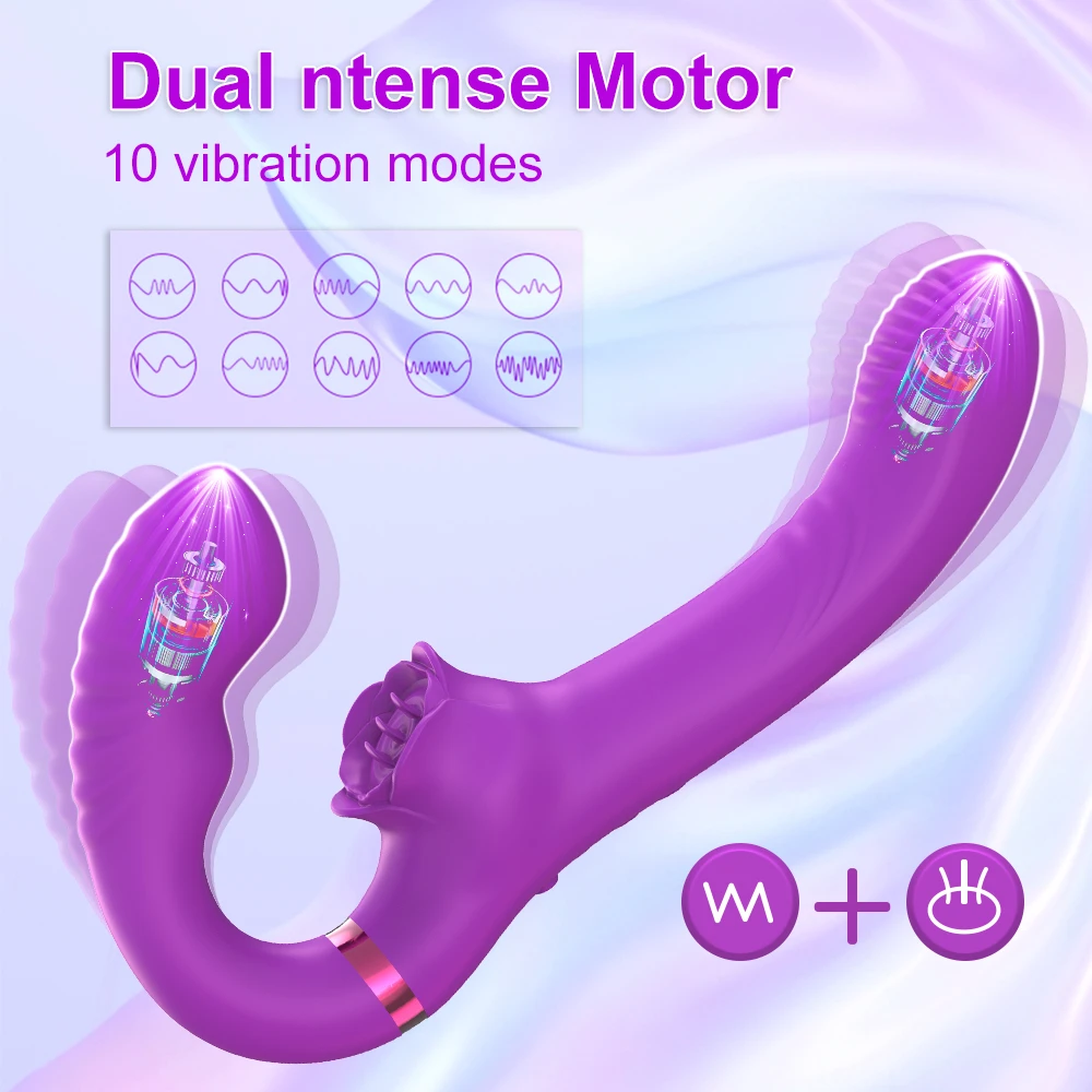 Musipassion Dual-Vibration Licking Adult Pleasure Toy