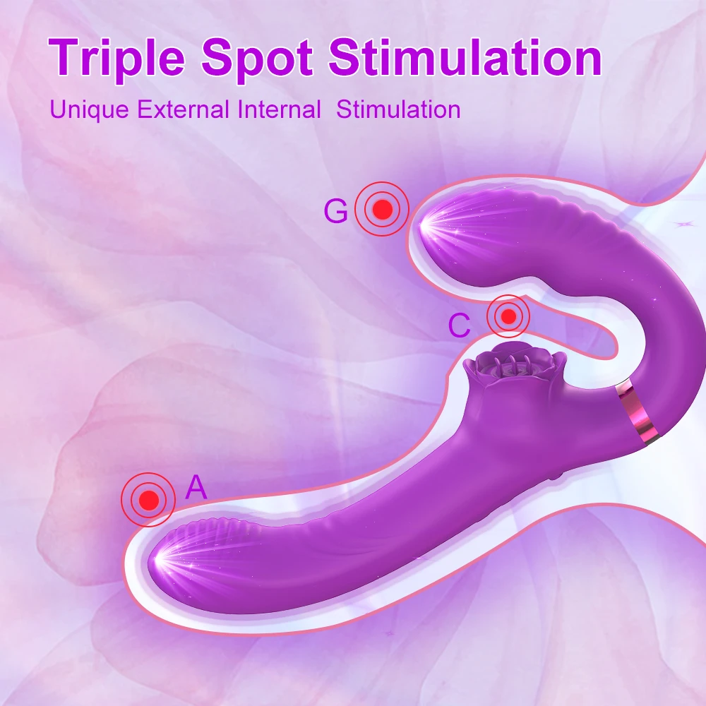 Musipassion Dual-Vibration Licking Adult Pleasure Toy