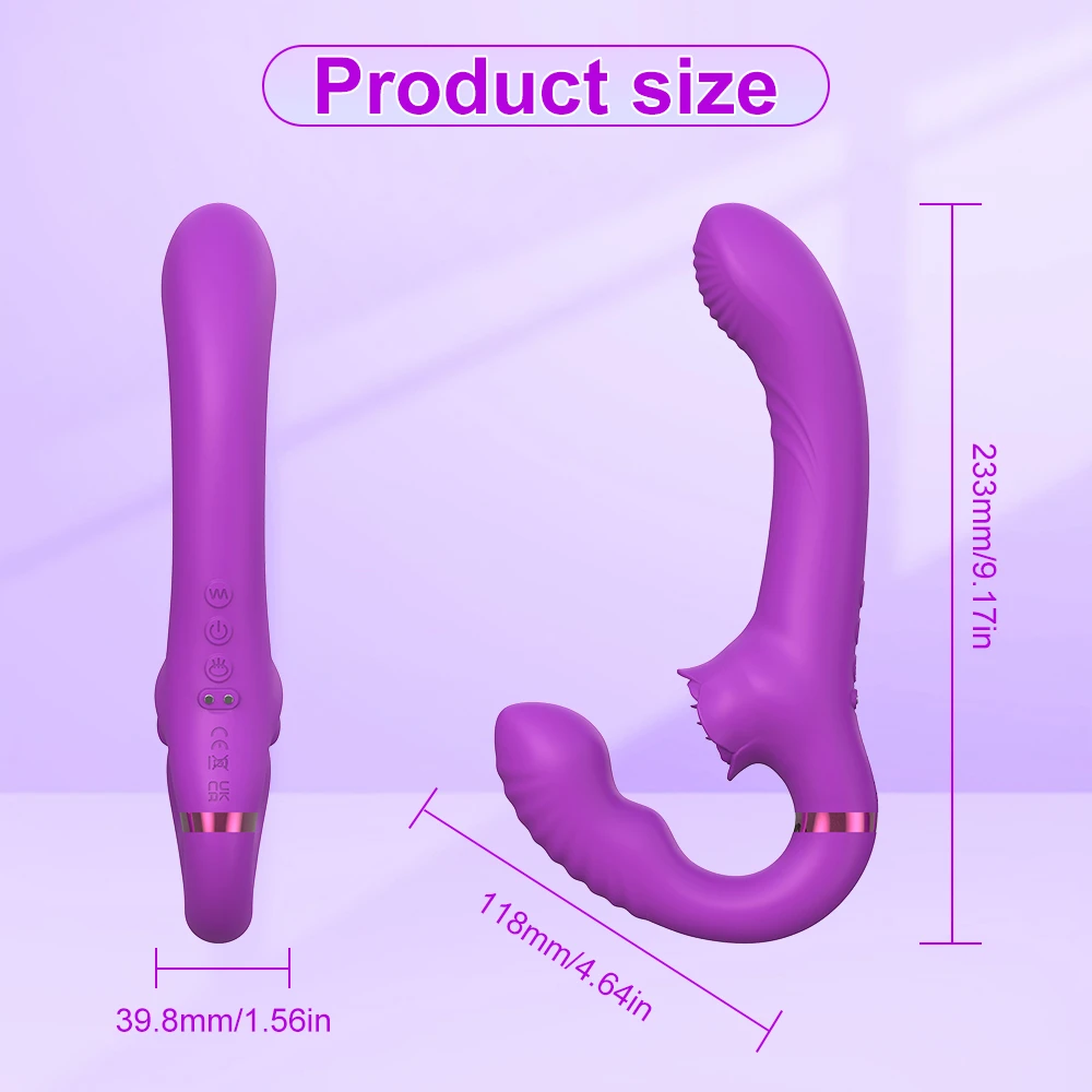 Musipassion Dual-Vibration Licking Adult Pleasure Toy